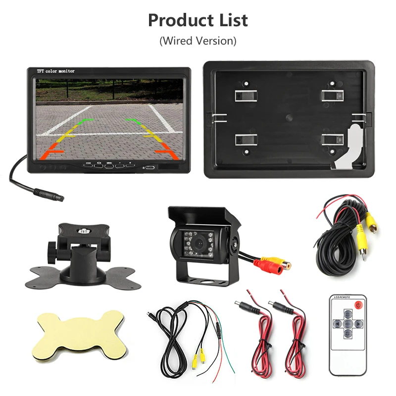 Vtopek 7 дюймов HD Автомобильный экран dvd плеер автомобильный монитор реверсивная