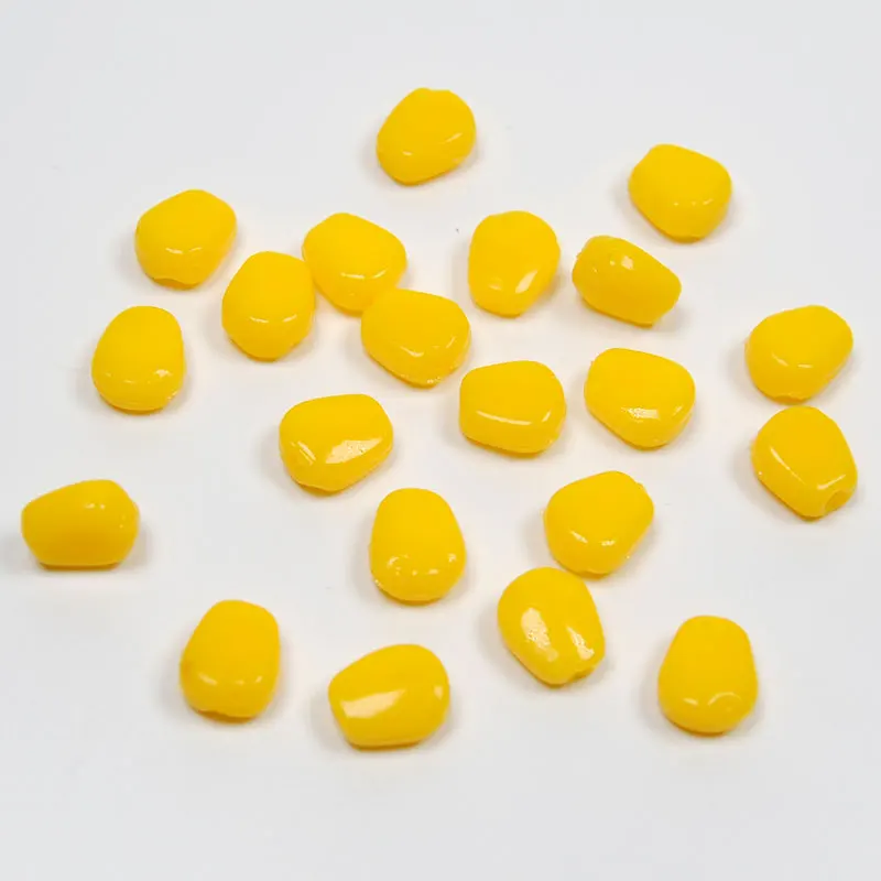 

[500PCS/Pack] Soft Plastic Fake Corn Maize for Carp Fishing Artificial Carping Bait Lure Rig