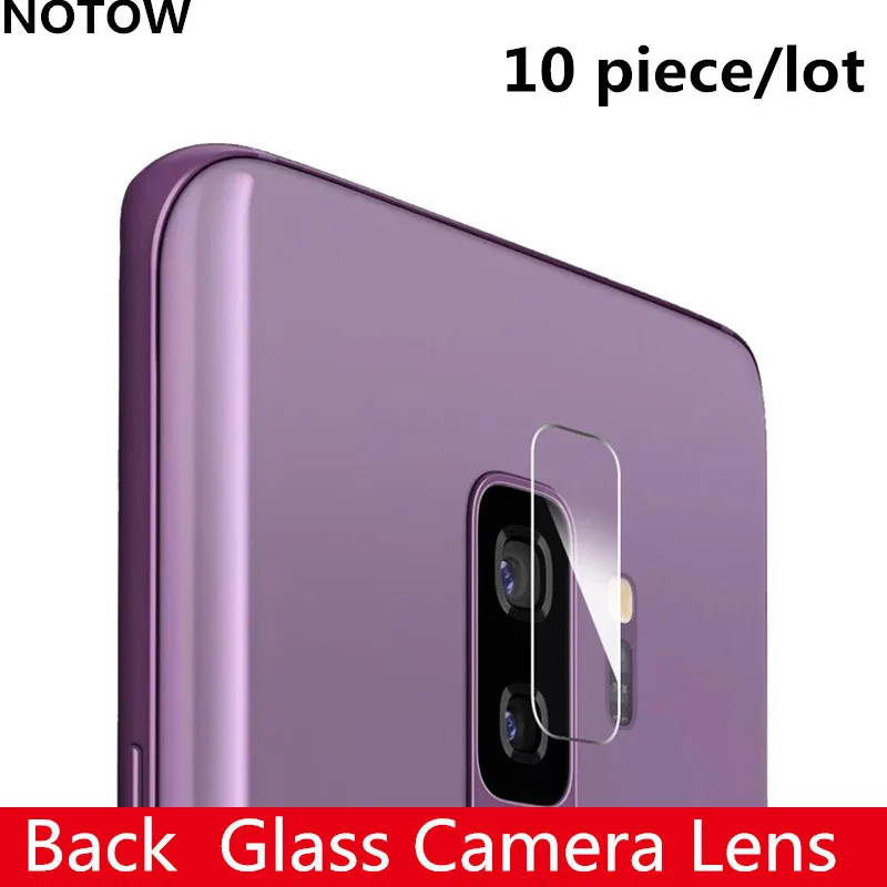 NOTOW 10 piece/lot 7H flexible Rear Transparent Back Camera Lens Tempered Glass Film Protector Case For Samsung Galaxy S9/s9plus