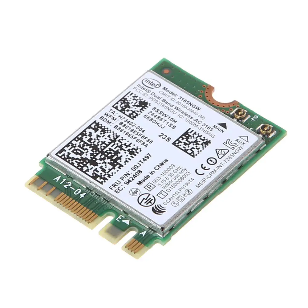 3165AC 00JT497 Двухдиапазонная 2 4G/5G беспроводная WiFi сетевая карта для Lenovo E460 E560 E470