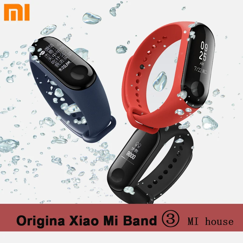 Смарт браслет Xiaomi Mi Band 3 водонепроницаемый спортивный трех поколений умный с