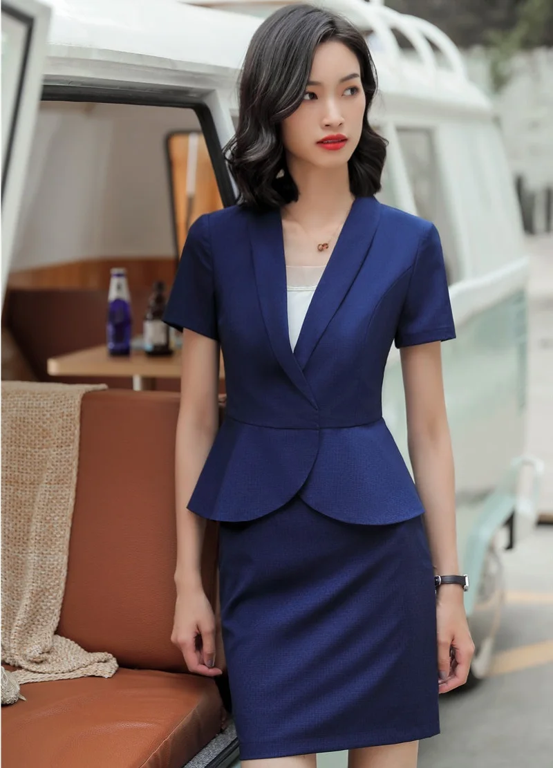 Официальный Дизайн Деловые женские костюмы с топами и искусственной одеждой