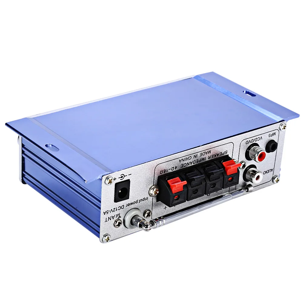 Горячая USB FM аудио усилитель мощности стереозвука радио MP3 Динамик светодиодный Hi