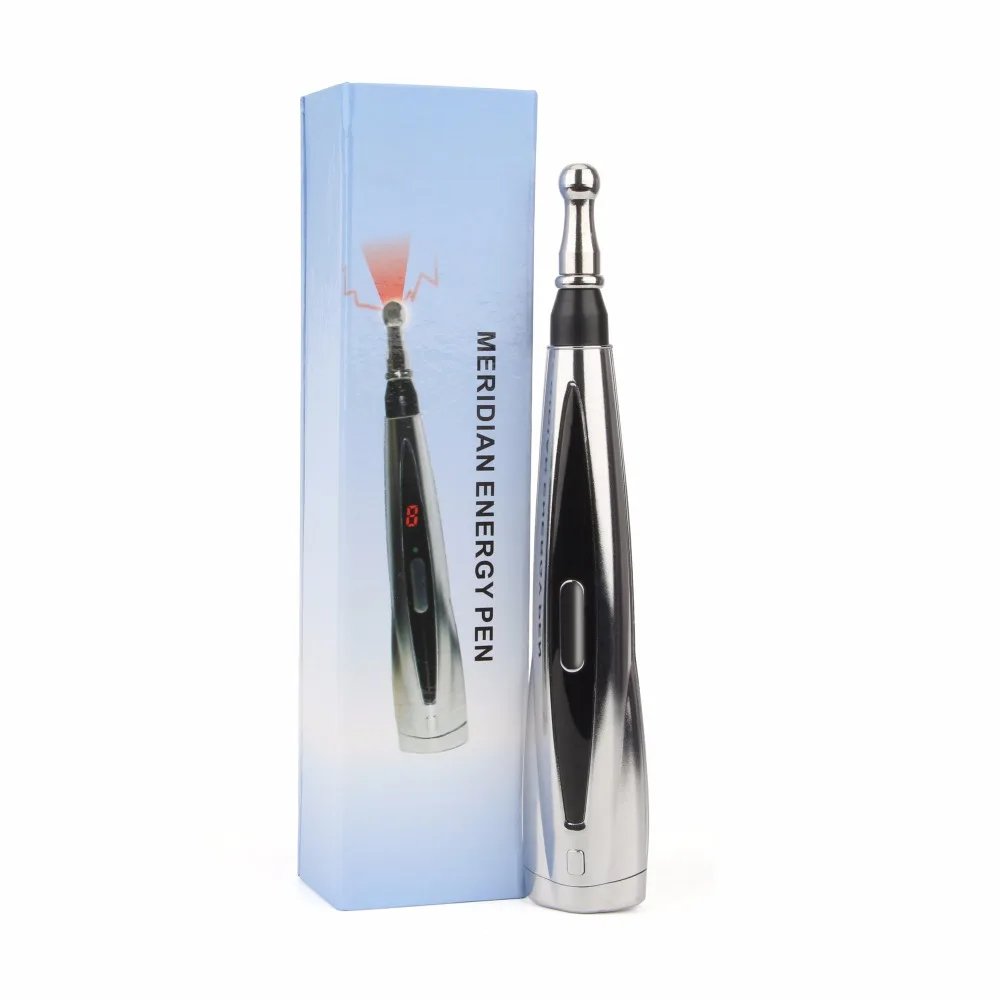 Меридиан энергии иглоукалывание ручка Лазерная электронный импульс