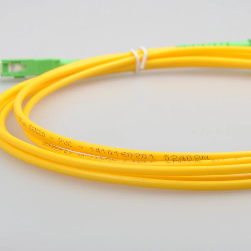 Оптоволоконный патч корд один режим SM Simplex SC/APC 9/125 ftth catv 3 m оптоволоконный джемпер