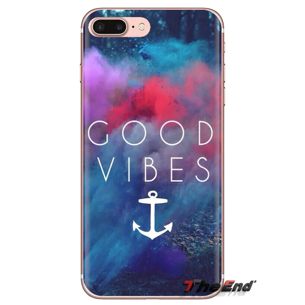 Good Vibes Tumblr Quotes Transparent Soft Cases Covers For Xiaomi Redmi 4A S2 Note 3 3S 4 4X 5 Plus 6 7 6A Pro Pocophone F1 |