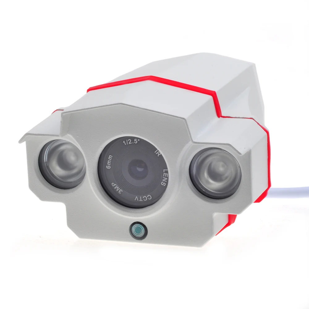 Onvif CCTV H.264 2.0 мегапикселя 1920*1080 6 мм IP-сети Открытый водонепроницаемый 2 ИК ночного