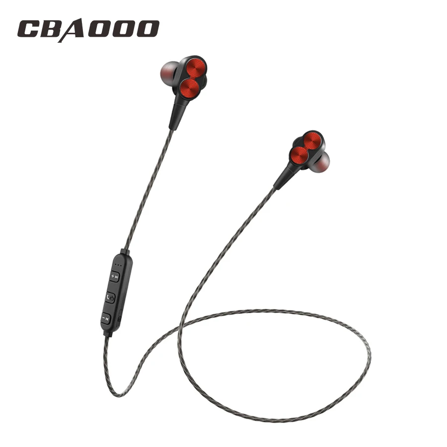 CBAOOO DT800 Bluetooth наушники с двойным приводом беспроводные bluetooth гарнитура спортивный