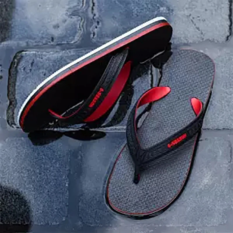 Мужские Вьетнамки летние пляжные сандалии мужские шлепанцы на плоской подошве