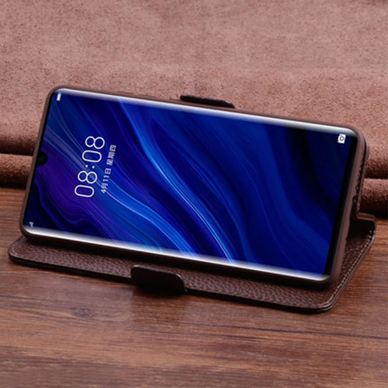 

Fahion Crocodile Print Phone Case for Huawei P30 Luxury Genuine Leather Skin Cover for Huawei P30 Pro Wallet with Card Slot Flip