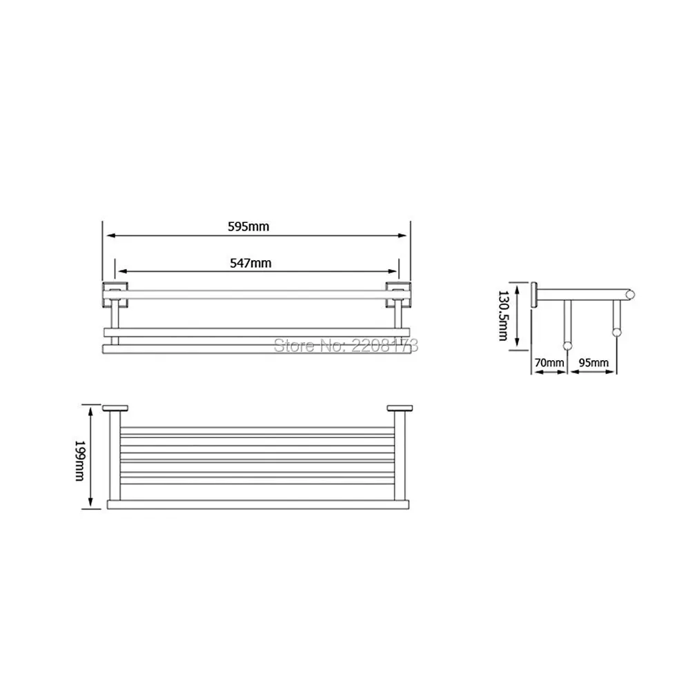 Рекламная розничная продажа хромированный квадратный стиль из нержавеющей