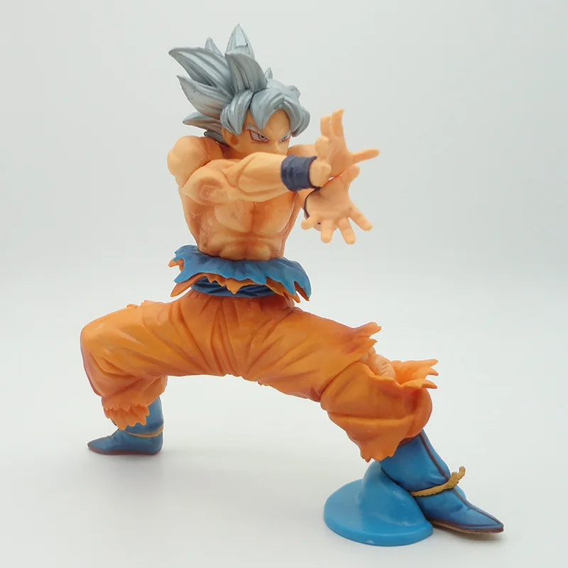 Anime 17CM Dragon Ball SUPER The Super Warriors Special Ultra Instinct Son Goku Kakarotto PVC Figure Collectible Model Toy | Игрушки и