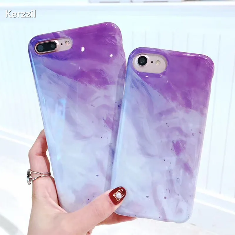 Kerzzil Candy Color Graffiti Case For iPhone 6 6s Colorful Painting Soft TPU Girl Cases Cover 7 8 Plus Funda |