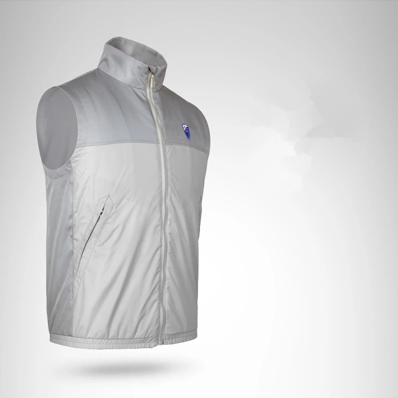 Pgm мужская куртка для гольфа без рукавов на молнии повседневный жилет