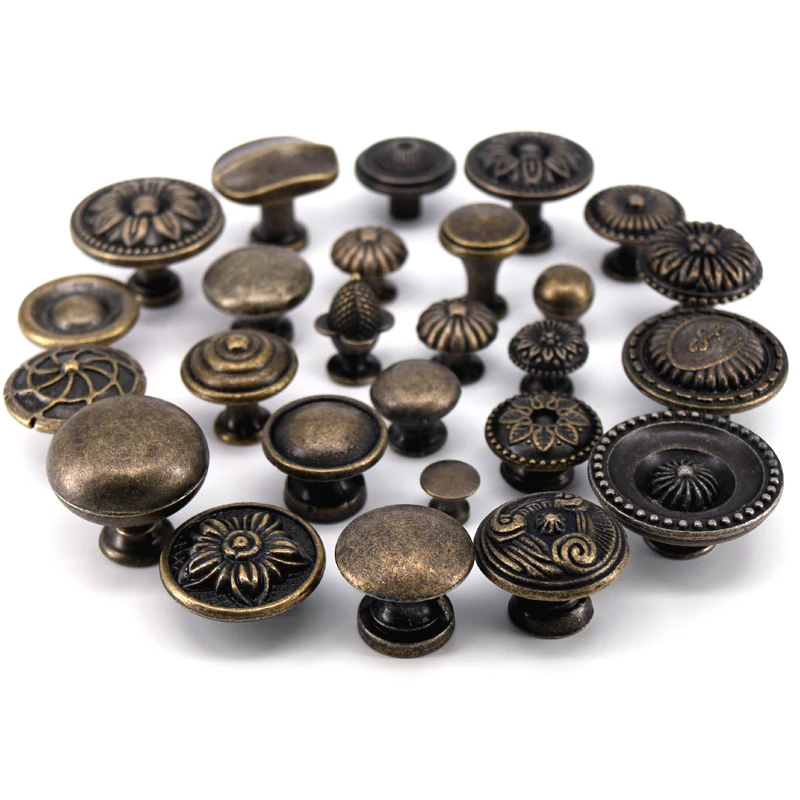 1x цинковый сплав кухонный шкаф двери антикварные ручки шкафы мебельная