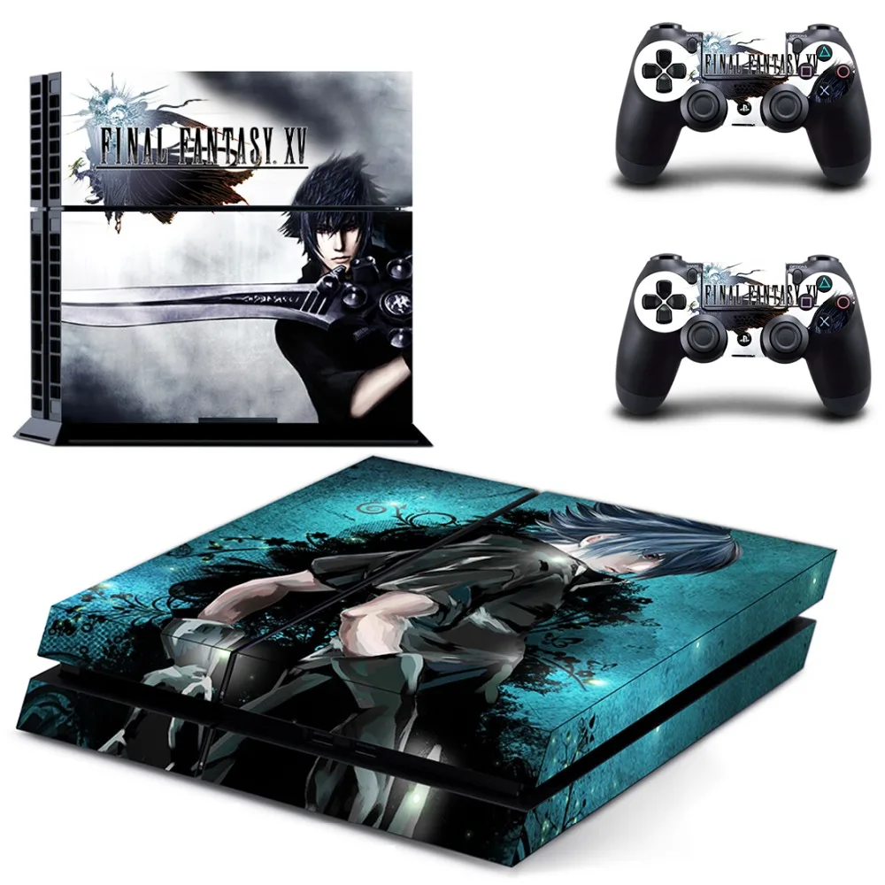 Игра Final Fantasy PS4 наклейка на кожу Виниловая для Sony Playstation 4 консоль и 2 контроллера |