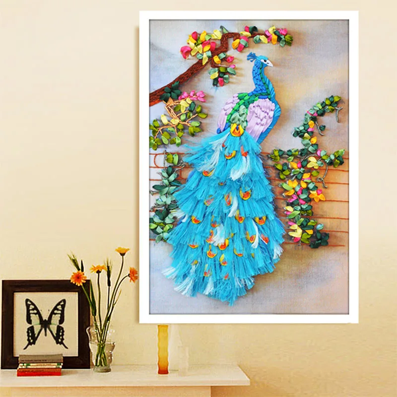 Новинка Набор для вышивки DIY 3d вышивка крестиком комплект незаконченная лентой