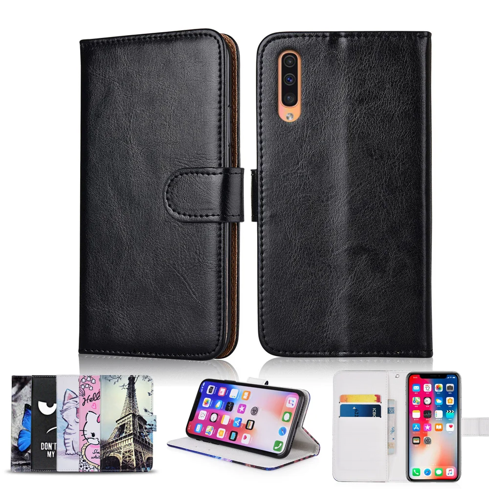 ТПУ кошелек чехол для samsung Galaxy A5 A6 A7 A8 плюс A9 Coque для samsung Galaxy A10 A20 A20e A30 A40 A40s крышка плотный чехол