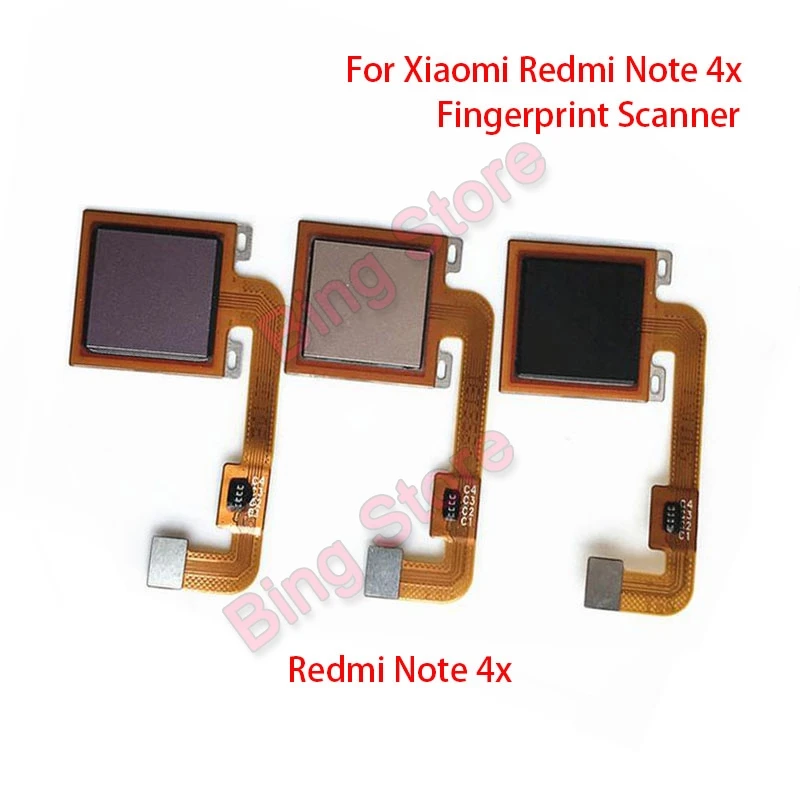 Сканер отпечатков пальцев для Xiaomi Redmi Note 4x Note4x сенсорная кнопка ID дома гибкий