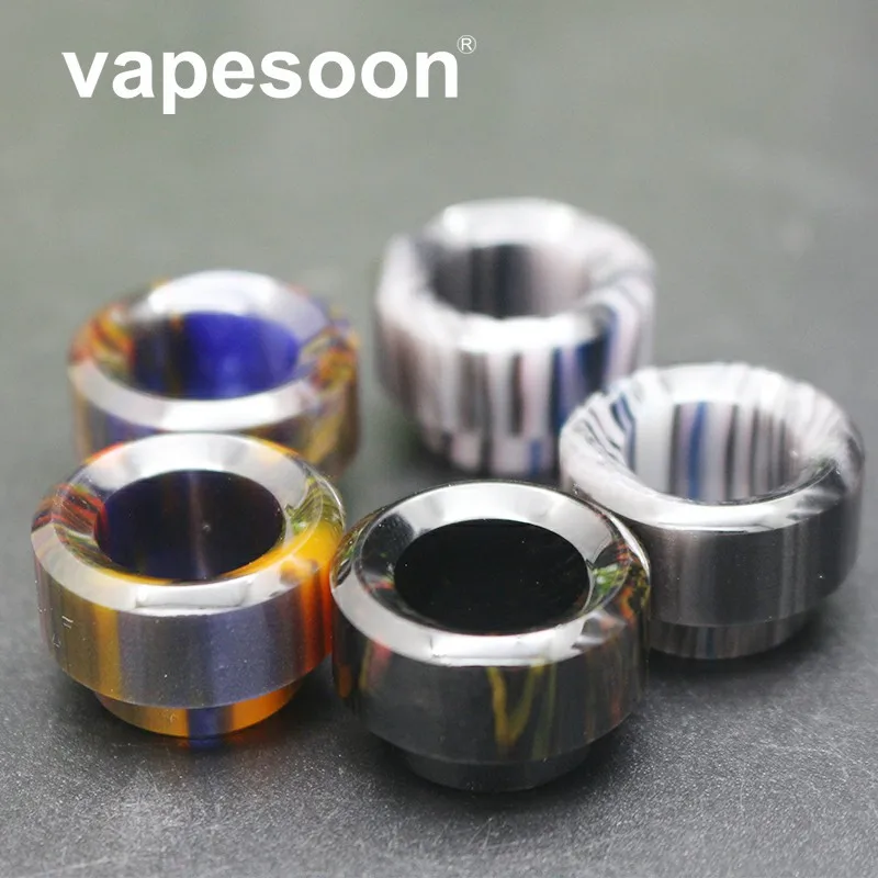 

VapeSoon Newest Design 810 Resin Drip Tip For Dejavu DJV Kylin RTA Blizen RDTA MANTA RTA etc 2pcs