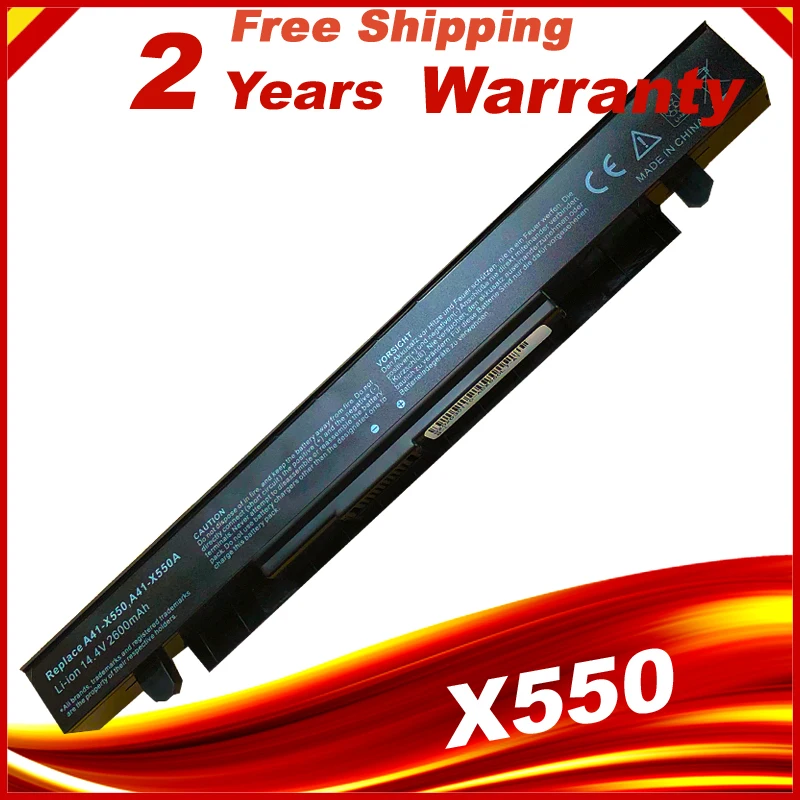 A41-X550 A41-X550A Аккумулятор для ноутбука Asus X450 X550 X550C X550A x550v X550CA A450 A550 F552 K550 X550L P550 |