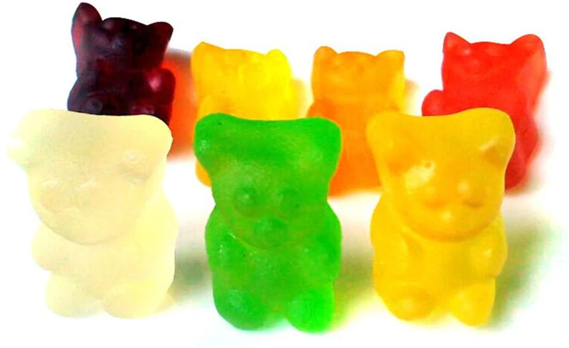 Gummy пресс-форма мишки силикон для конфет шоколадная форма формы 50 полости выпечки печенье торт инструменты для украшения