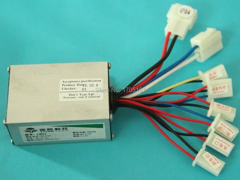 24V 250w контроллер скорости двигателя Матовый скутера запчасти для контроллера |
