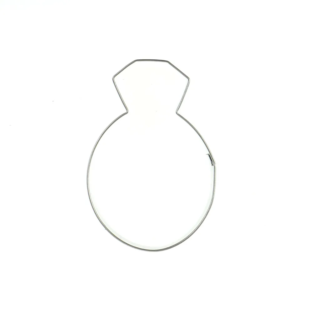 Свадебное кольцо с бриллиантом из нержавеющей стали резак для печенья формы