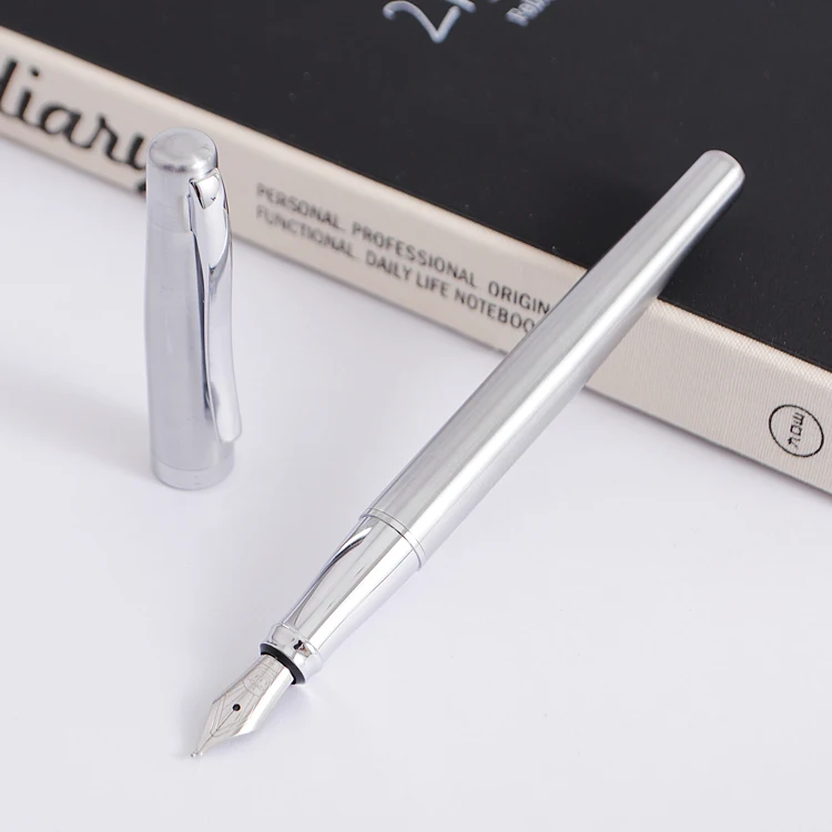 Duke 209 роскошный чистый серебряный Стальной 0 5 мм авторучка + 1 изогнутый кончик