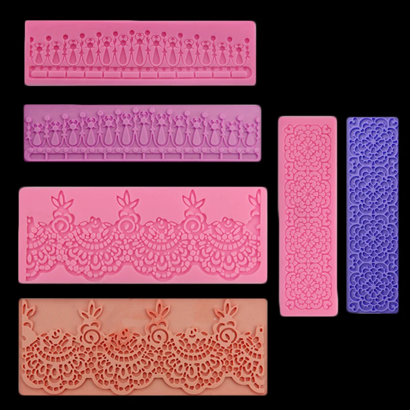 Новинка горячий Diy цветочный узор прямоугольная формочка торт украшенный