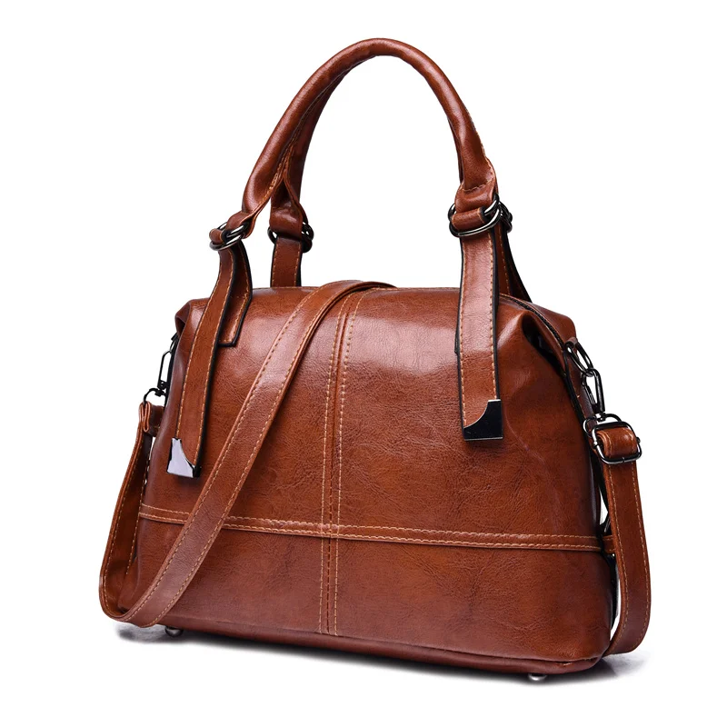 Модные мягкие кожаные сумки через плечо для женщин 2018 подушка женские винтажные