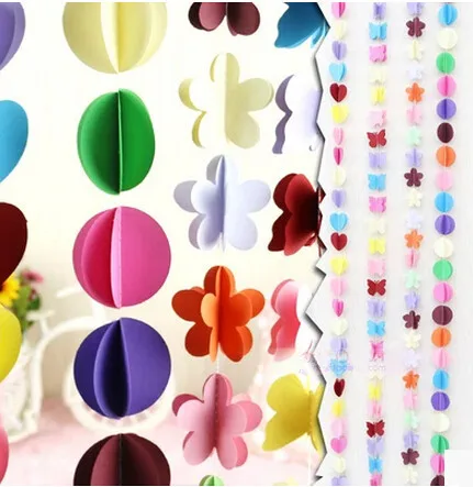 Гирлянда для вечеринки свадьбы украшения в виде звезд бабочки сердца