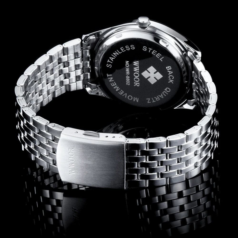 Часы мужские спортивные кварцевые из нержавеющей стали | Наручные часы