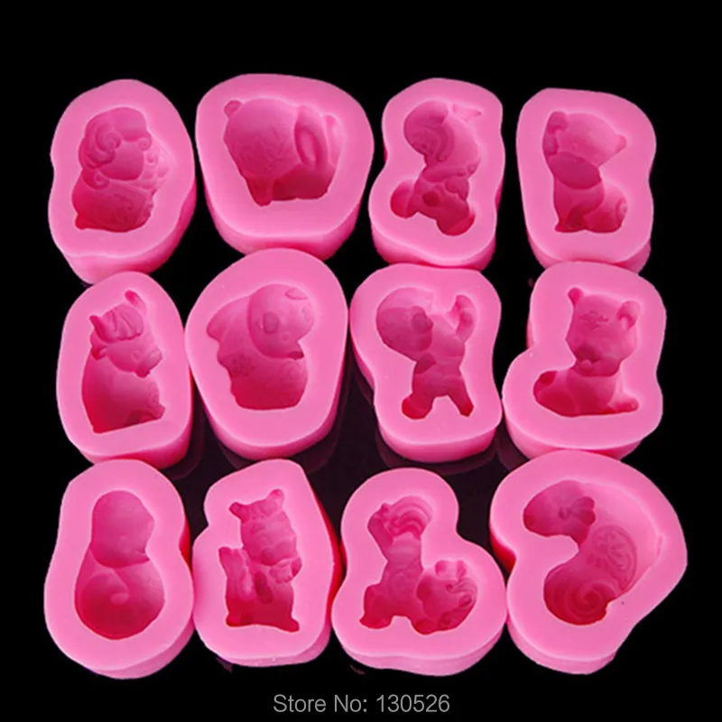 Новинка Лидер продаж Китай Мыло знаки Зодиака пресс-форма для мыла силиконовые