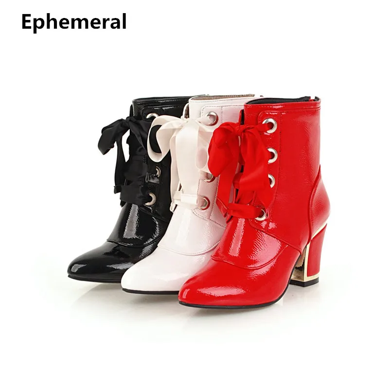 Новинка 2017 года Женские Лоскутные туфли на плоской подошве со шнуровкой Цвет