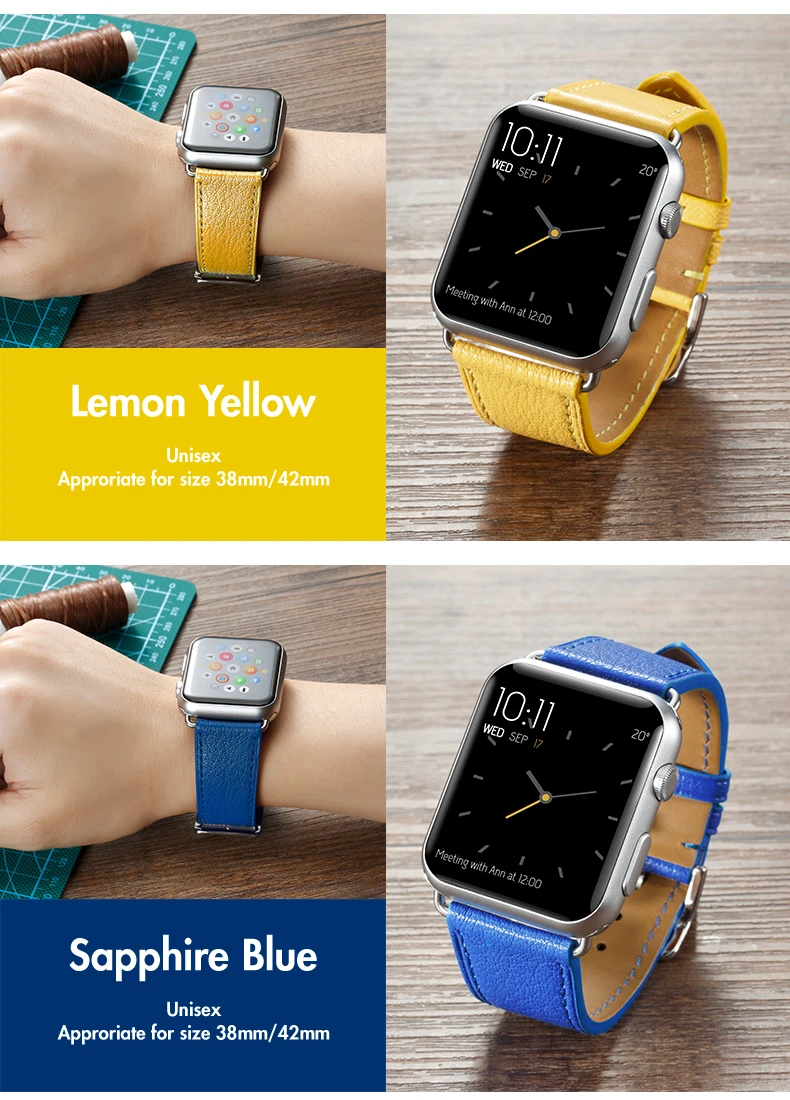 Legend bluetooth apple watch Смарт-браслет Миланская петля для удаления часов кожаный ремешок для часов аpple