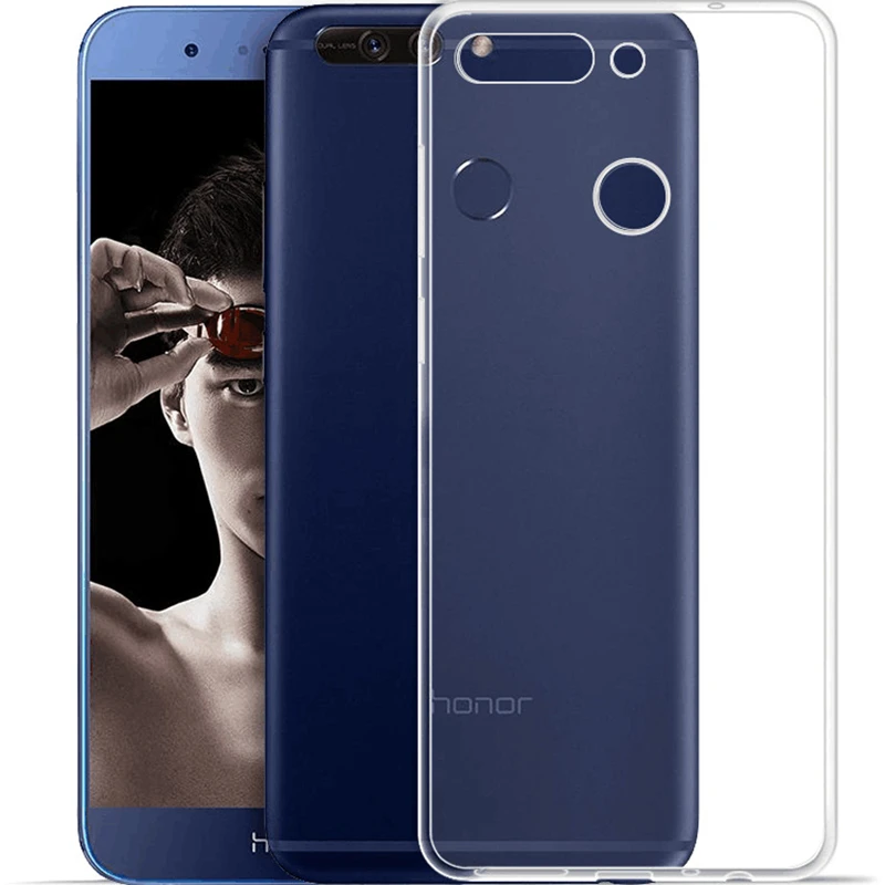 Удобный тонкий силиконовый мягкий чехол бампер для Huawei Honor 7X 4X 5X 6X 10 Lite 9 8 7
