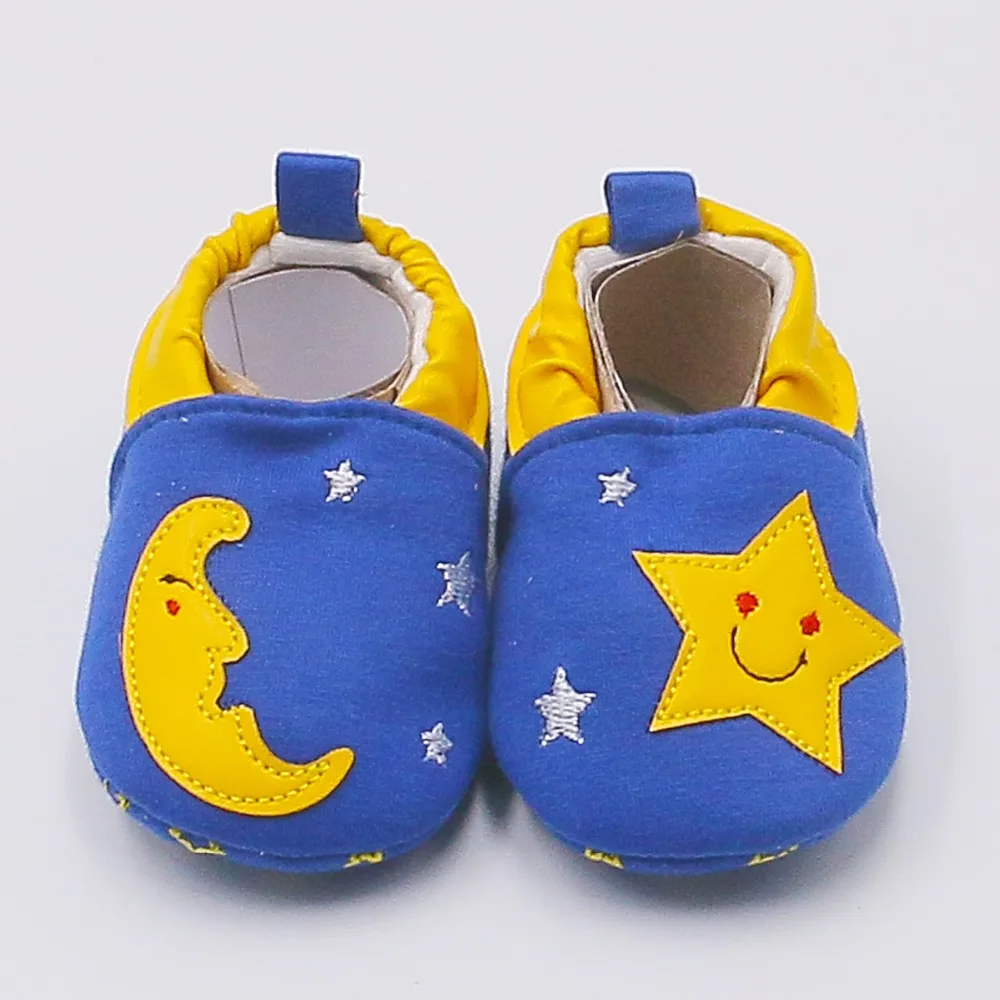 Первые ходунки CartoonShoes Bebe мокасины для малышей 0-24 м нескользящая Мягкая подошва обувь для маленьких мальчиков и девочек