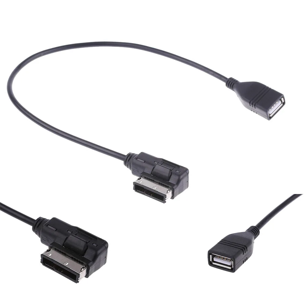 1 шт. Auto MDI MMI AMI на флеш-накопитель USB с гнездовым Аудио AUX Кабель-адаптер для AUDI A3/A4/A5/A6L/Q5 VW Tiguan/GTI шнур питания кабель