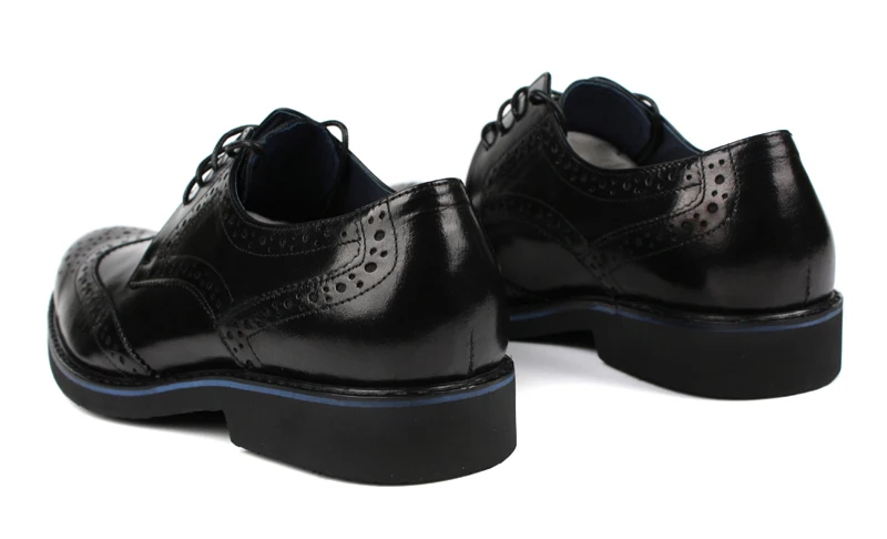 Модные модельные туфли коричневого/черного/коричневого цвета мужские деловые из