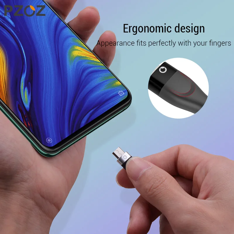 PZOZ Micro Usb кабель 3A Быстрая зарядка для samsung huawei Xiaomi redmi LG кабель для передачи данных Android мобильный телефон зарядное устройство Шнур Microusb