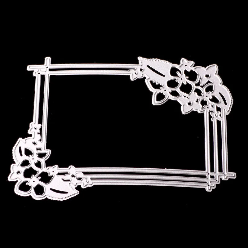 ABOOM свежий прямоугольник Frame цветок резки умирает ремесло умирают для