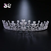 be 8 high quality cz tiara king crown wedding hair jewelry bridal accessories hot sale tiara de noiva h079