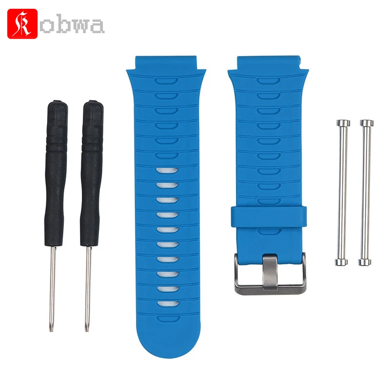 Аксессуары для часов ремешок мягкий силиконовый наручных сменный Garmin Forerunner 920XT