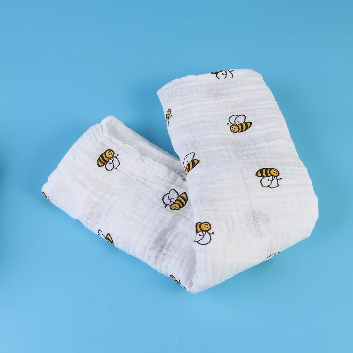 Детские пеленальные одеяла муслиновые для новорожденных одеяло (пчелы) A30 | Дом и