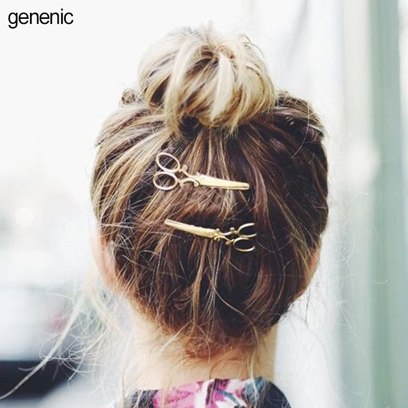 Лидер продаж, женская мода, изящная Лучшая форма ножниц для девочек, BP-Bobby Pin, элегантная заколка для волос, заколка для волос для причесок, инструменты для укладки волос