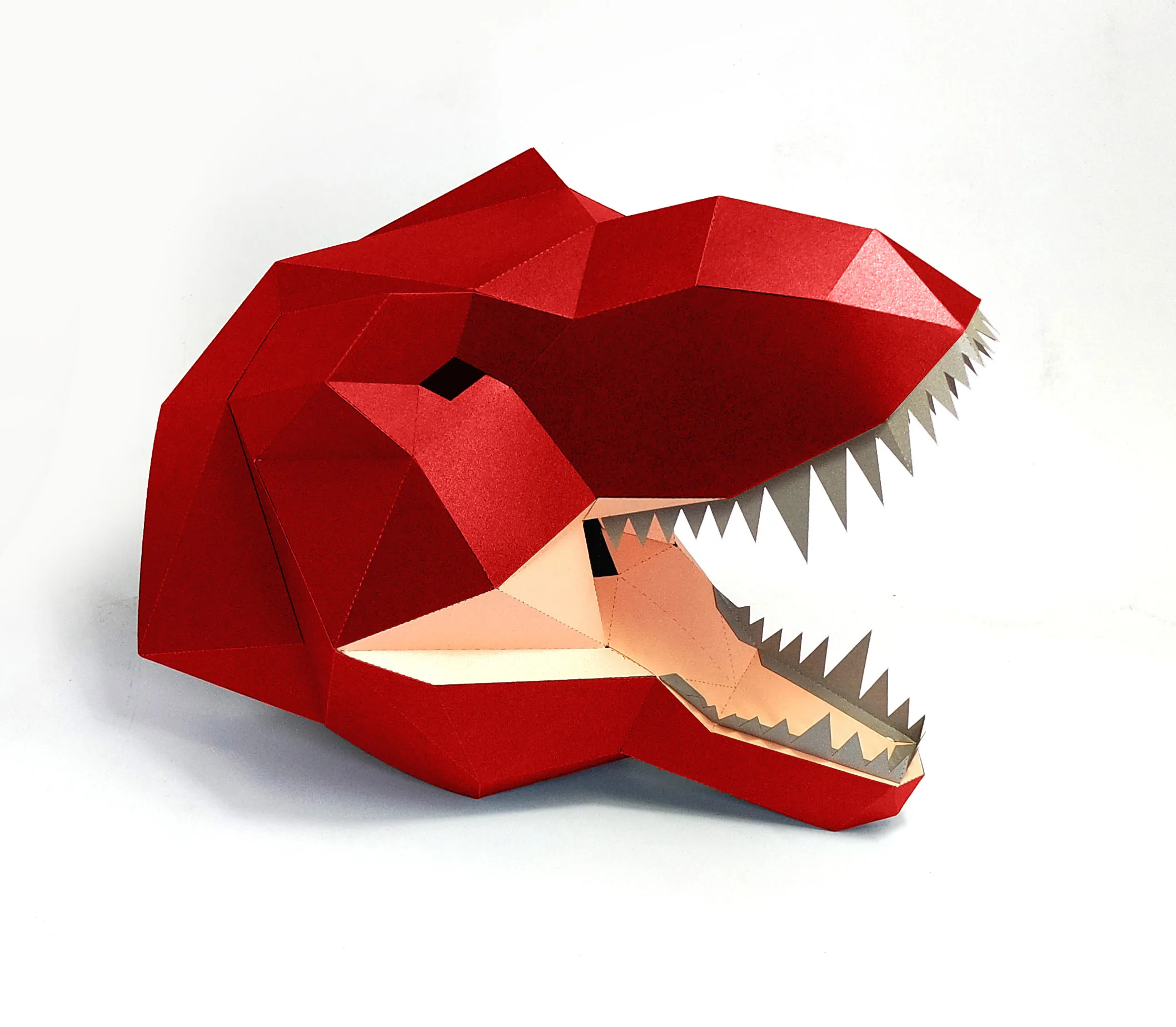 3D Бумажная Маска модный костюм динозавра животного косплей сделай сам бумажная