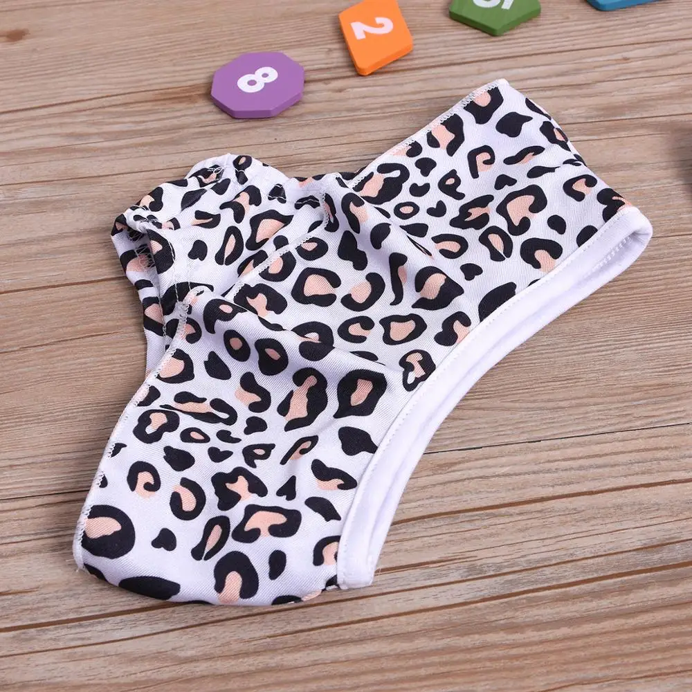 Лидер продаж! Милый купальник с леопардовым принтом для маленьких девочек бикини