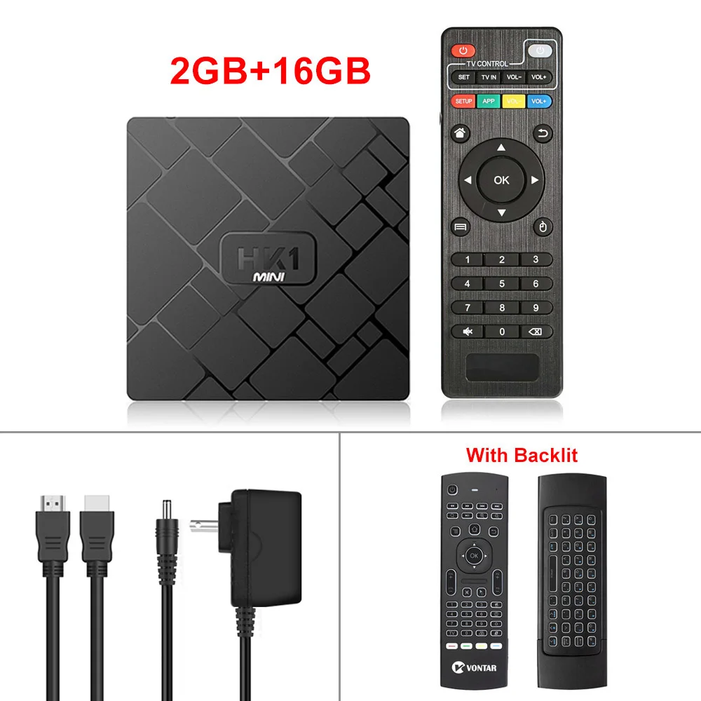 HK1 Мини Android 9,0 Smart tv BOX четырехъядерный RK3229 2 Гб 16 Гб телеприставка 4K 2160P 3D Wifi медиаплеер PlayStore Youtube IP tv - Цвет: add mx3 air mouse