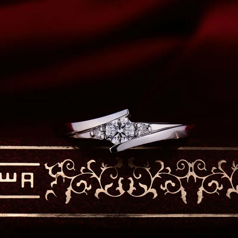 Великолепные Ювелирные изделия кольцо с бриллиантом 0 23 карат круглый